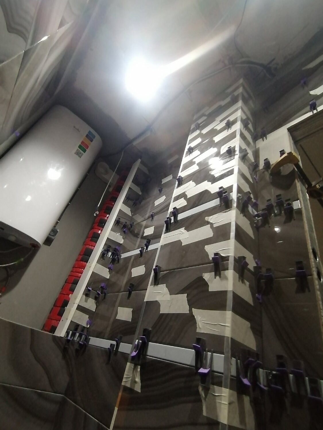 техника, укладка плитки 3d, ванная комната, кладка плитки, электрический водонагреватель