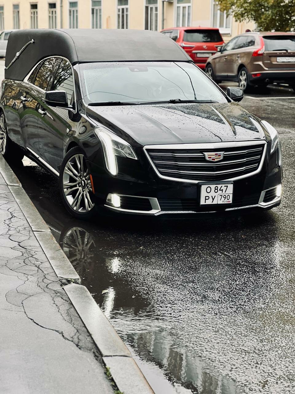 кадиллак катафалк, cadillac ct 6, cadillac xts 2012 2017, черный кадиллак, кадиллак в