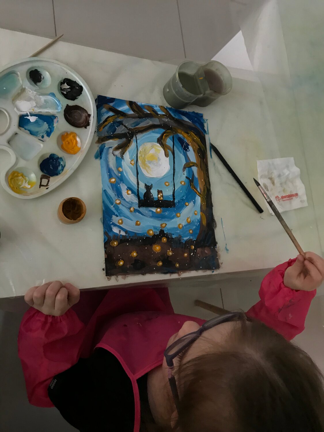 рисование, рисунок, копия картины, гуашь рисунки, арт студия