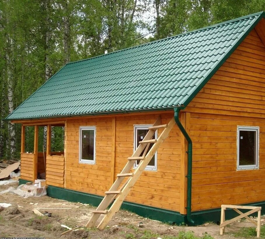 дачный домик из бруса, дом из бруса, дом каркасный, дачный дом из бруса, дом дача