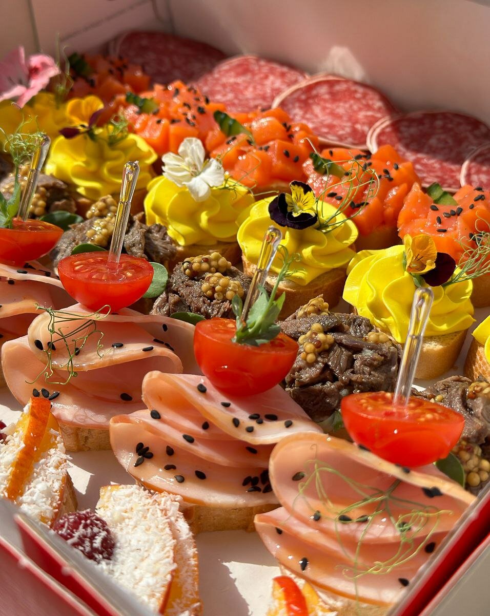 закуска для фуршета, красивые закуски для фуршета, фуршетная закуска, фуршет, мини закуски