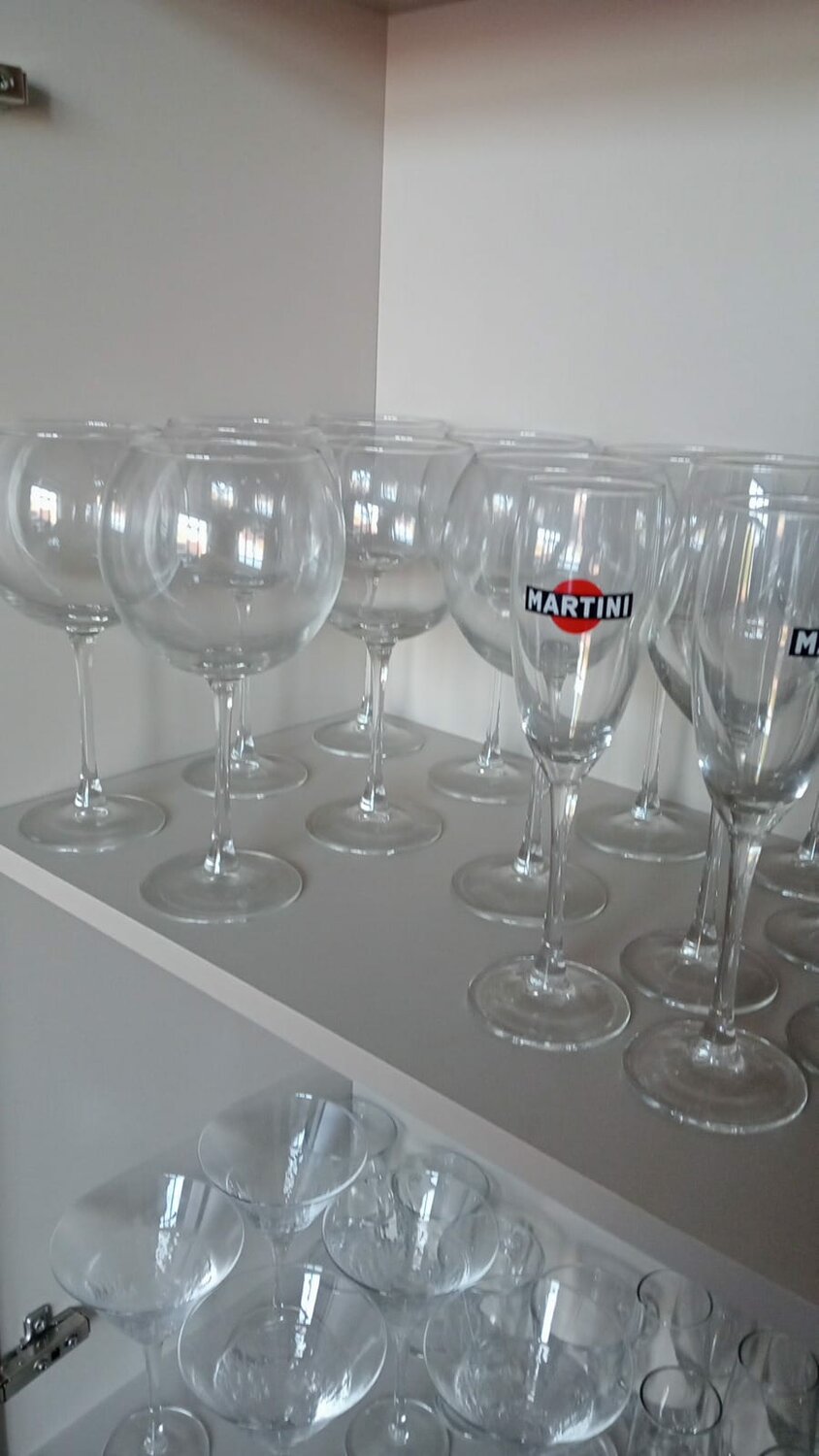 бокал мартини фирменный, бокалы martini fiero, бокал, бокал под мартини, набор бокалов для мартини