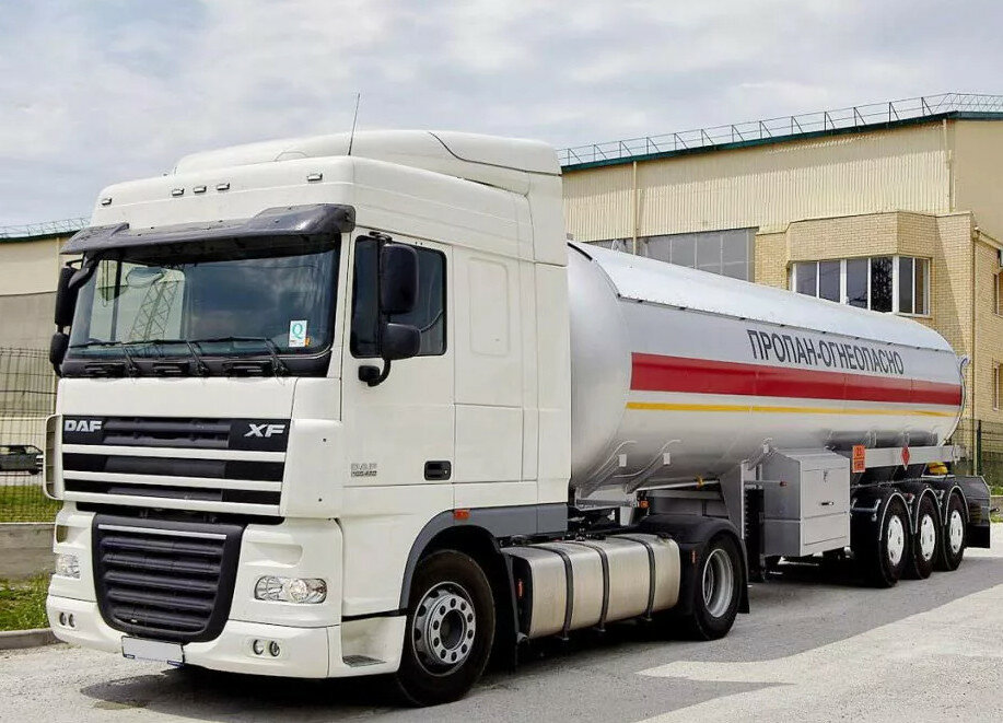 Услуги газовоза для перевозки газа пропана бутана