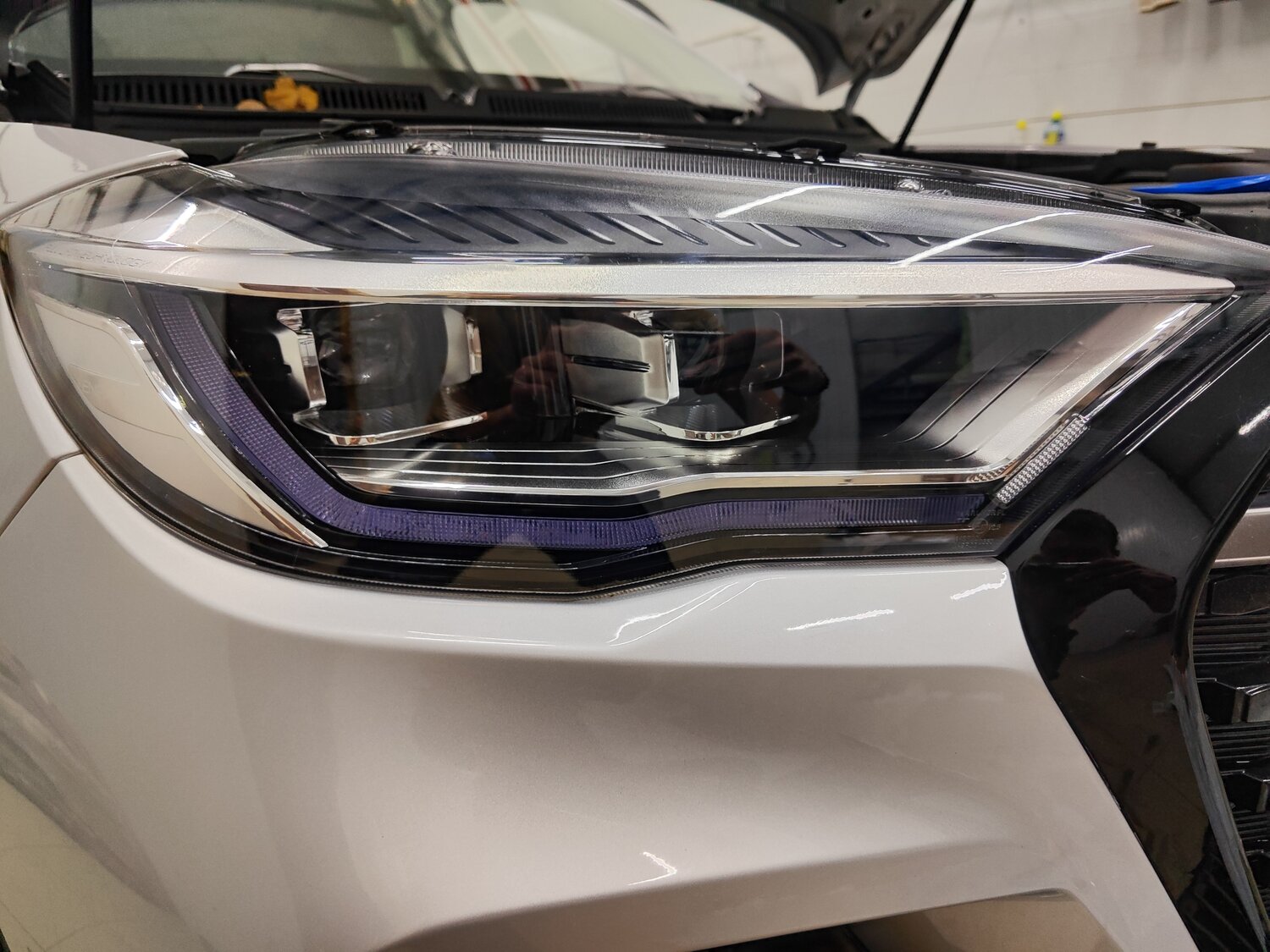 фары тойота ленд крузер 200 в стиле 300, передние светодиодные фары тойота хайлендер 2011-2013, полиуретановая пленка джили монжаро, авто, автомобиль