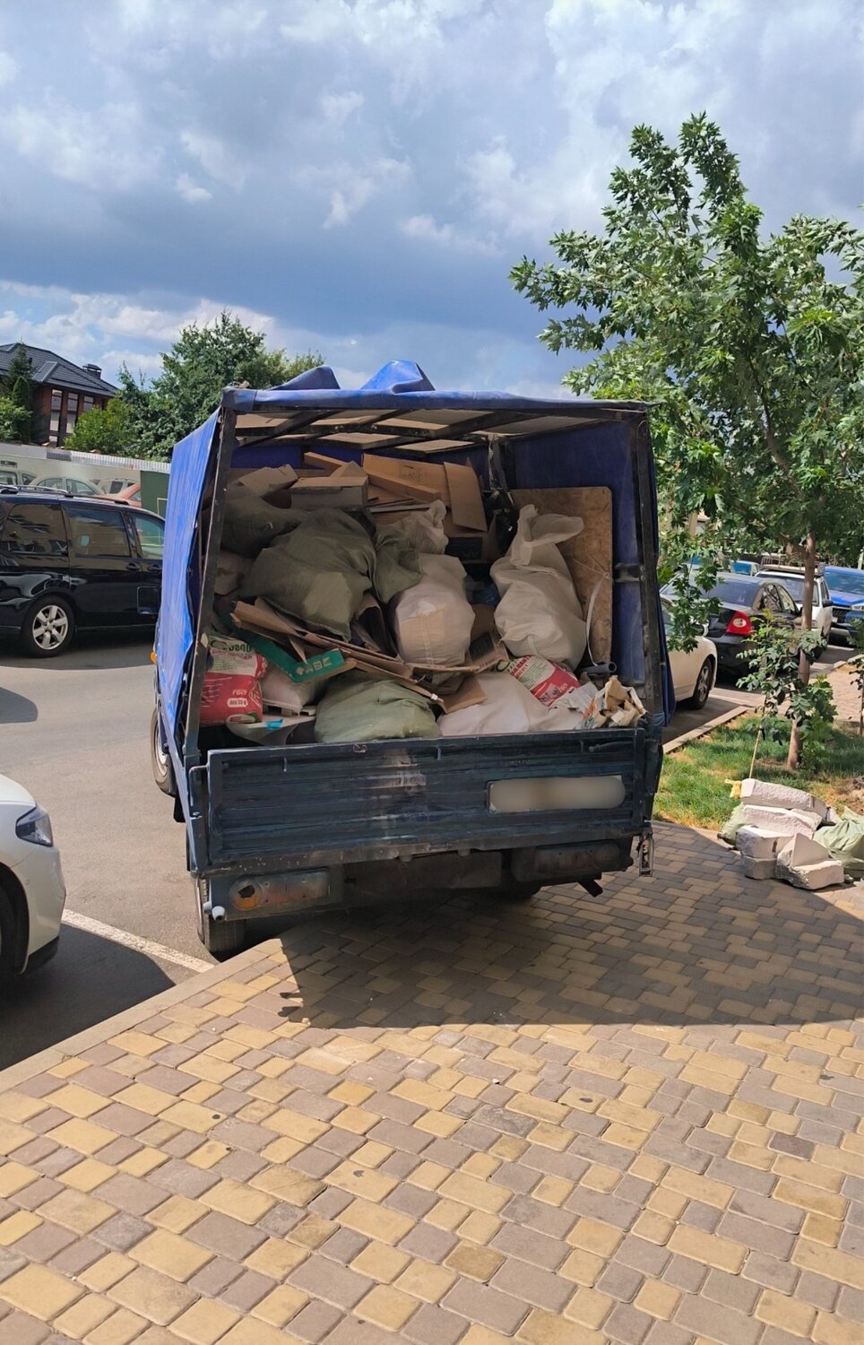 вывоз мусора, газель вывоз мусора, грузовик, газель с, вывоз