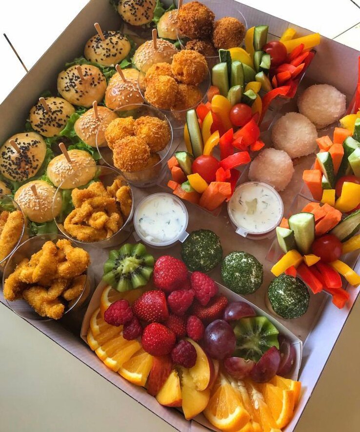 фуршет закуски, закуски кейтеринг, боксы на фуршет детям, закуска, фуршет кейтеринг