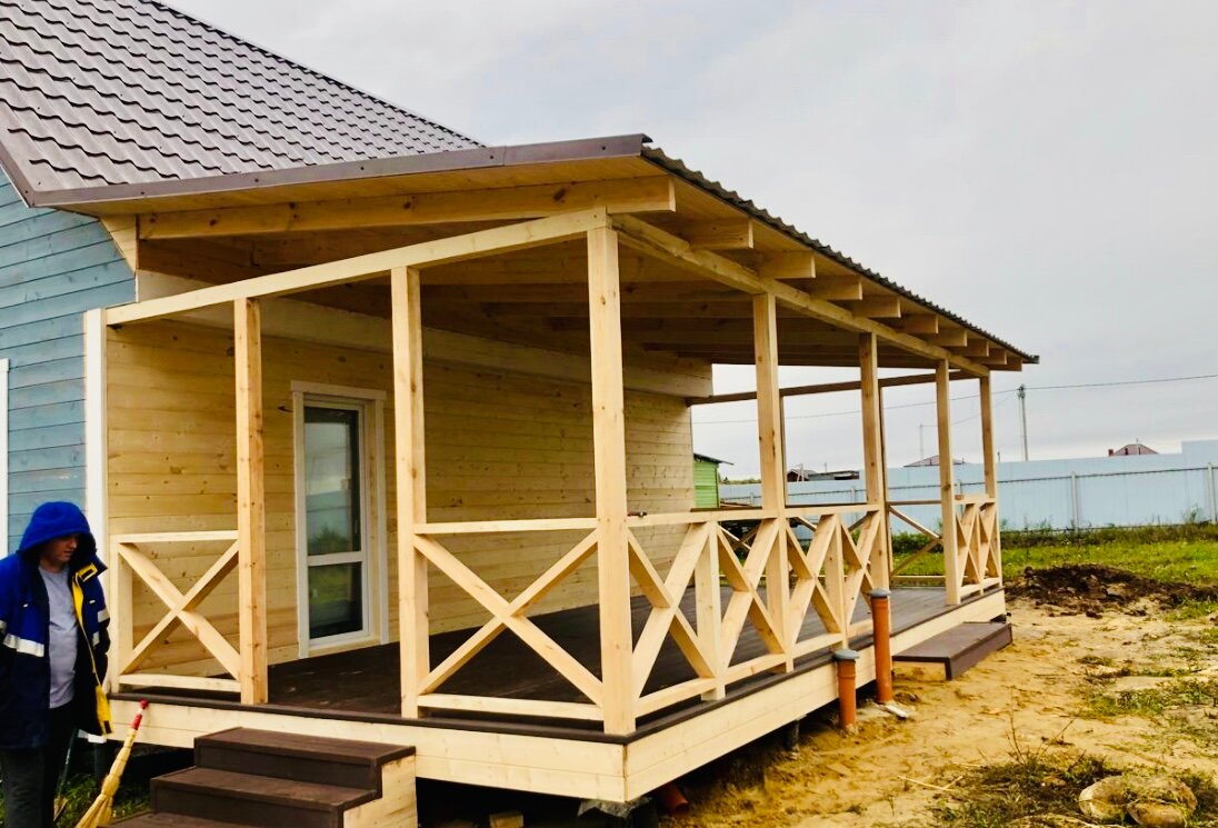 веранда терраса, строительство веранды к дому, веранда к дому, веранда к дачному домику, постройка веранды