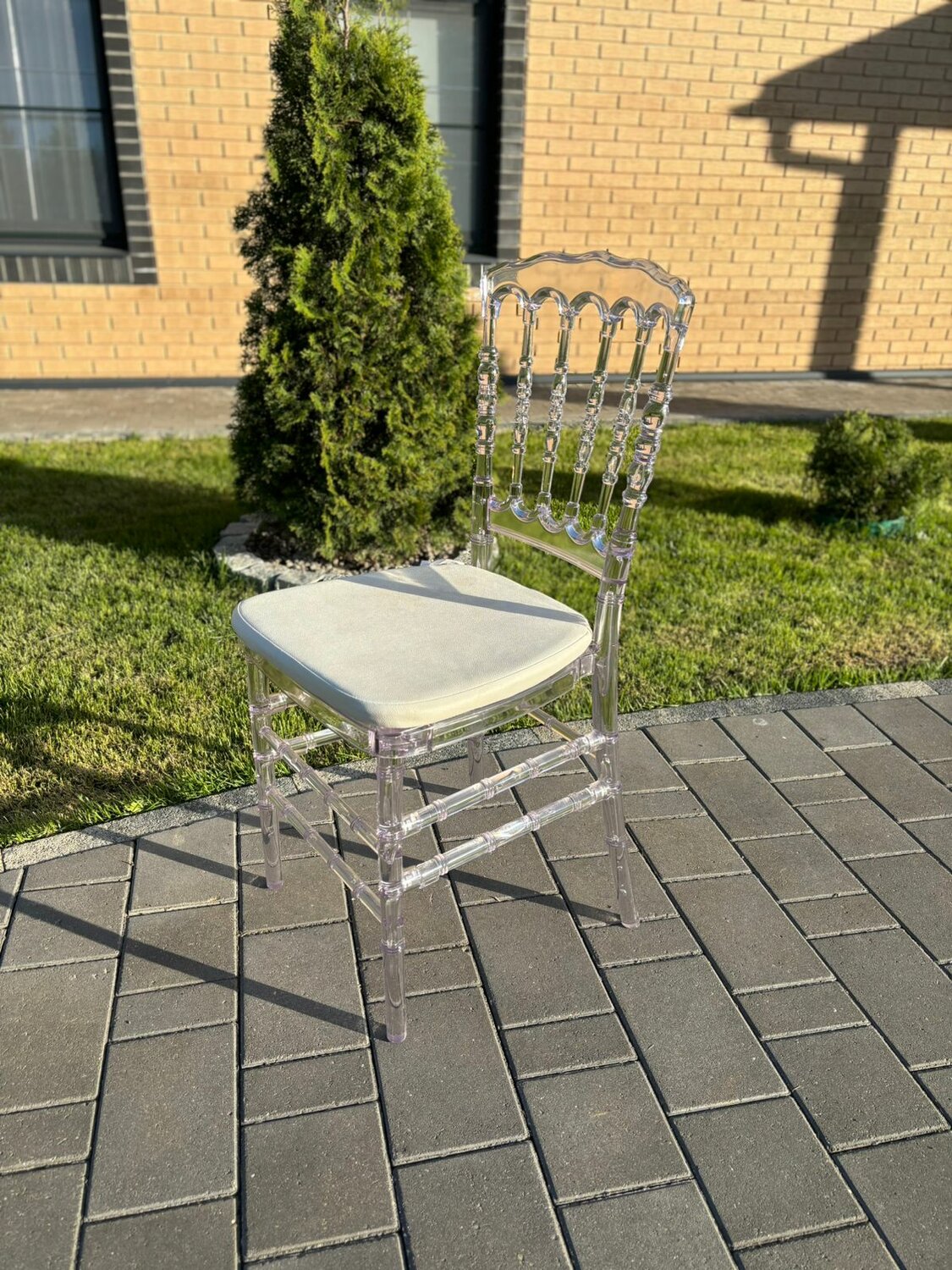 прозрачные стулья, стул chiavari, стул, стул кьявари прозрачный, стул наполеон прозрачный