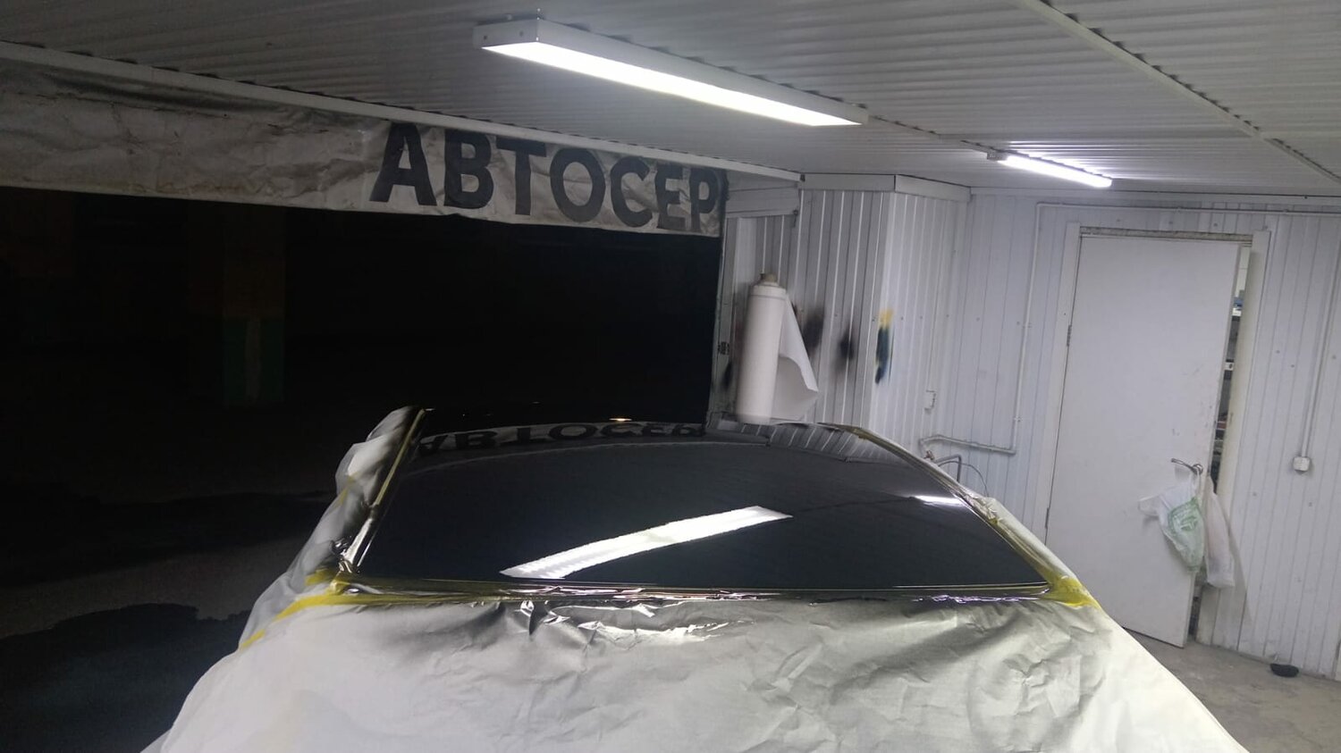 Покраска крыши автомобиля