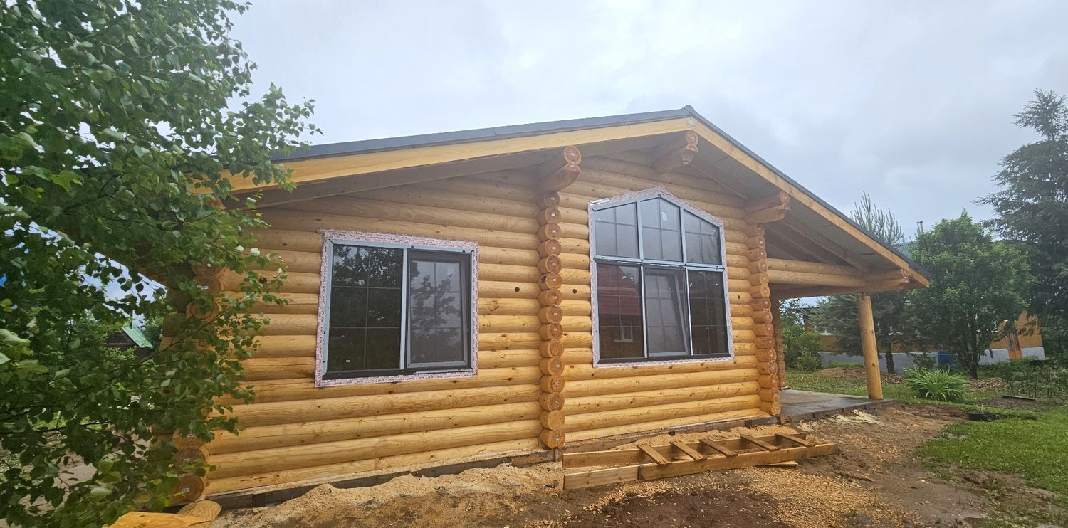 дома из оцилиндрованного бревна, сруб дом, дом из бревна, одноэтажные дома из сруба, дом из оцилиндрованного бревна одноэтажный