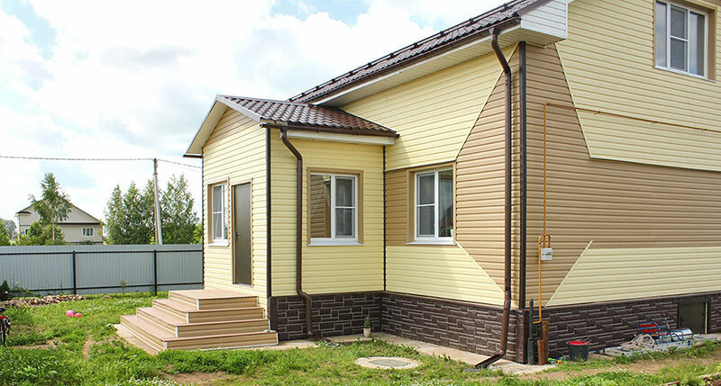 сайдинг docke олива, обшитые дома сайдингом, виниловый сайдинг, сайдинг, дома отделанные сайдингом