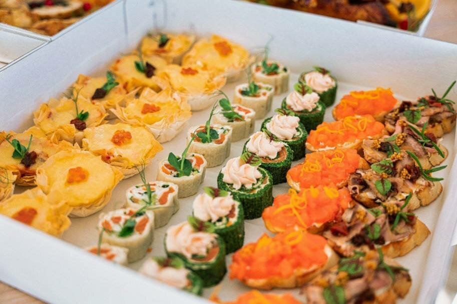 закуска на фуршет, закуски фуршетные, фуршетная закуска, закуска, фуршет