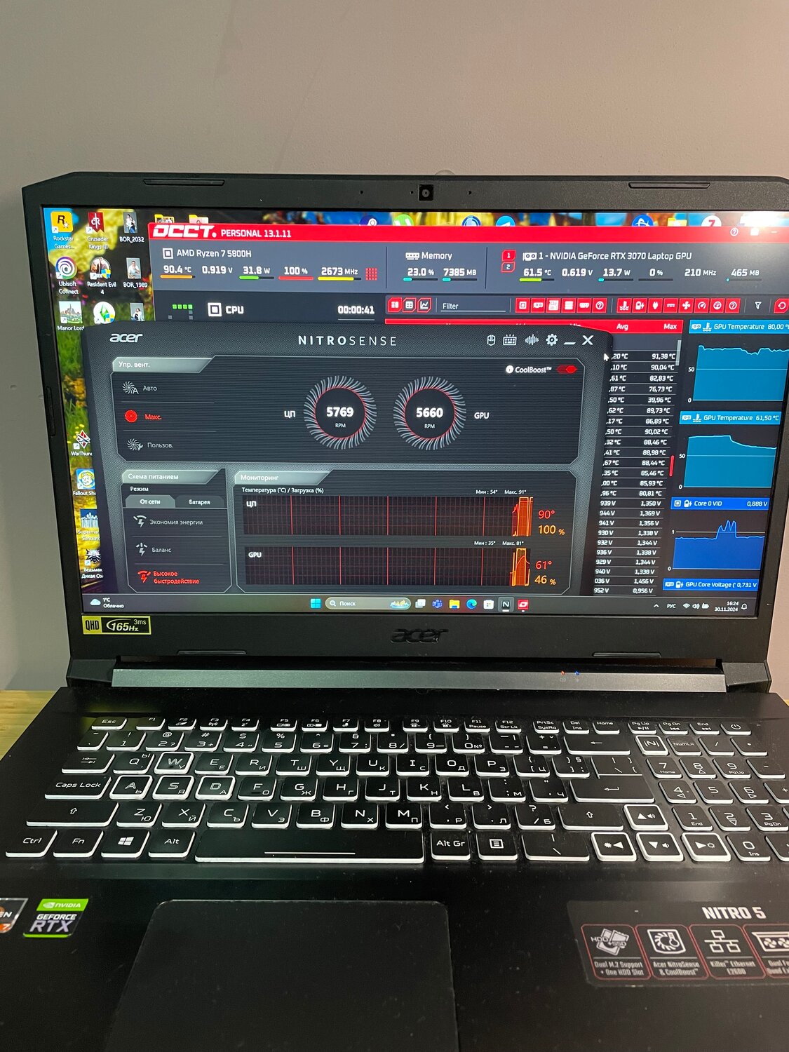 acer nitro 5, acer nitro 5 an 515, игровой ноутбук acer nitro 5, ноутбук acer nitro 5, ноутбук acer nitro