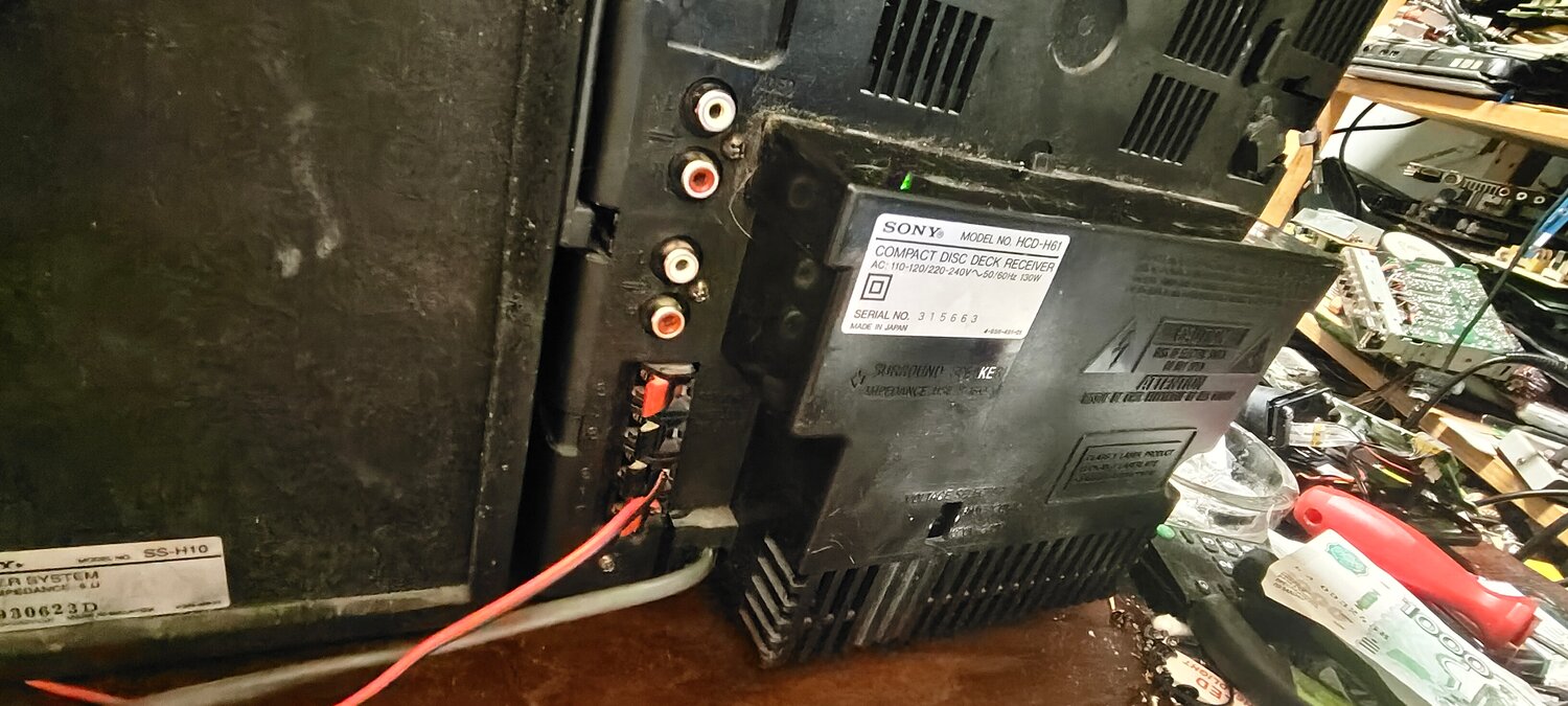 sony fh-b170, телевизор sony, panasonic rx-dt690 aux, музыкальный центр сони, сабвуфер активный sony sa-cs9