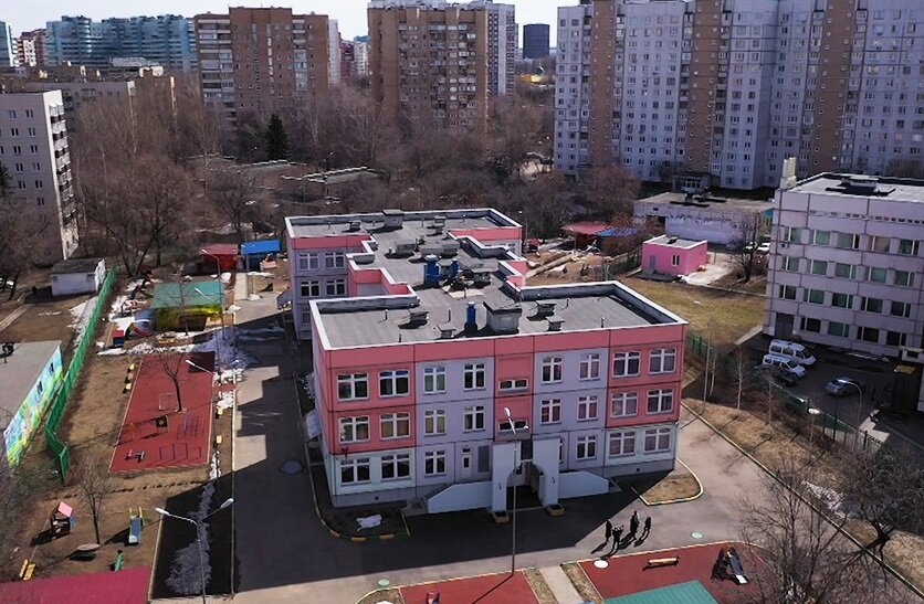детские сад, детский сад здание, москва школа, школа 1636 ника москва, садик