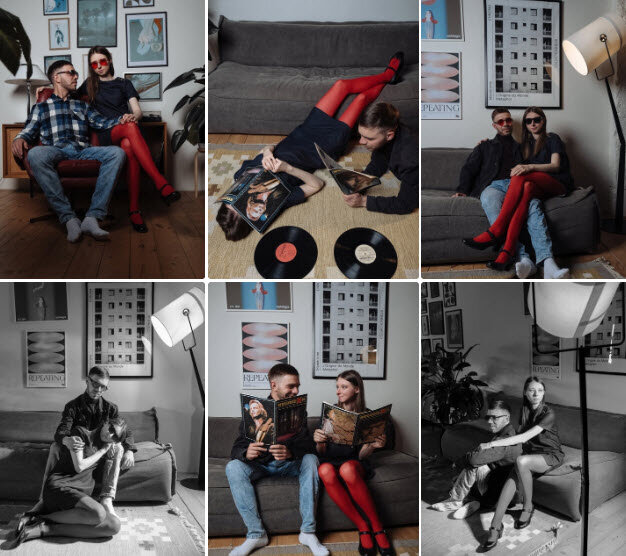 тематика фотосессии, фотосессия для пары в студии, фотосессии идеи, фотосессии в студии идеи, фотосессия парная