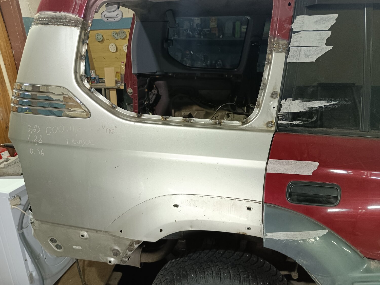 mitsubishi pajero 3 сварка кузова, паджеро 3, кузов паджеро 4, mitsubishi pajero 4 кузов, Mazda Bongo IV