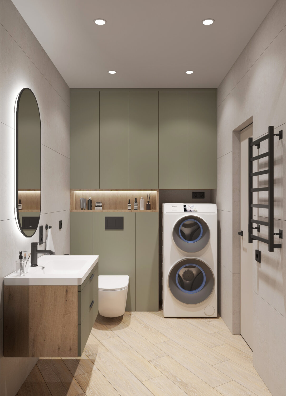 стиральная машина haier hwd120-b1558u, стиральная машина с сушкой haier, haier стиральная машина, санузел, стирально сушильная машина haier