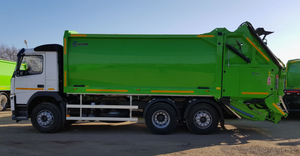 мусоровоз gpm iv 22h25p, мусоровоз с задней загрузкой, мусоровоз вольво, мусоровоз ман, машина мусоровоз