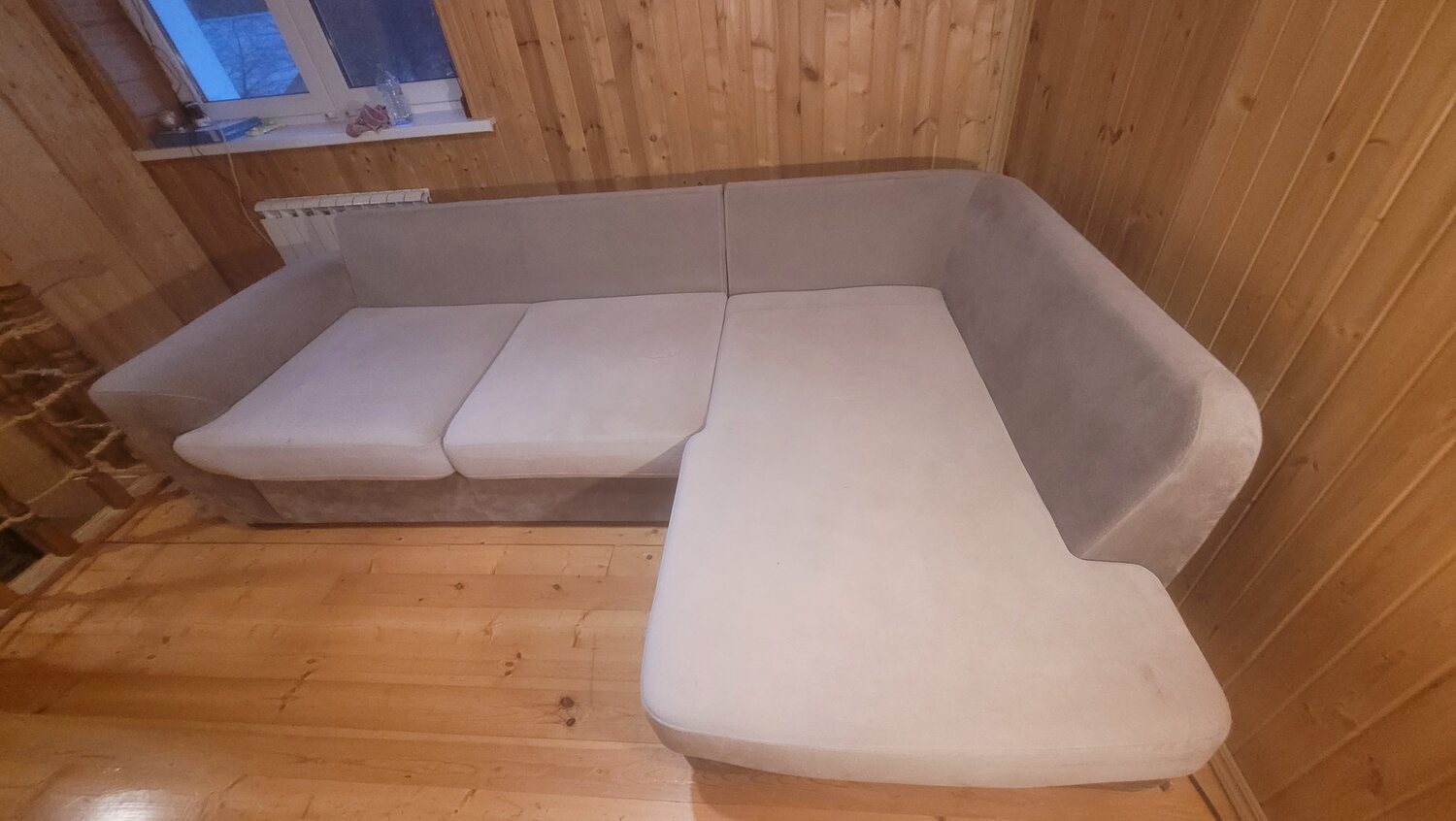 диван, химчистка дивана, химчистка дивана до и после, угловой диван, реставрация мягкой мебели