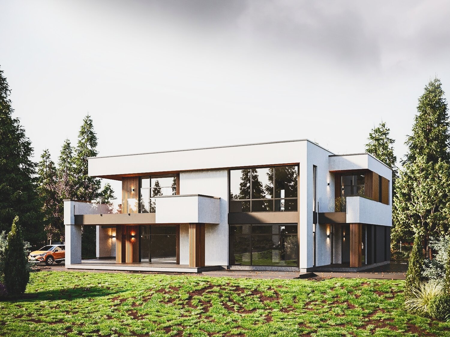 Дизайн частных домов.