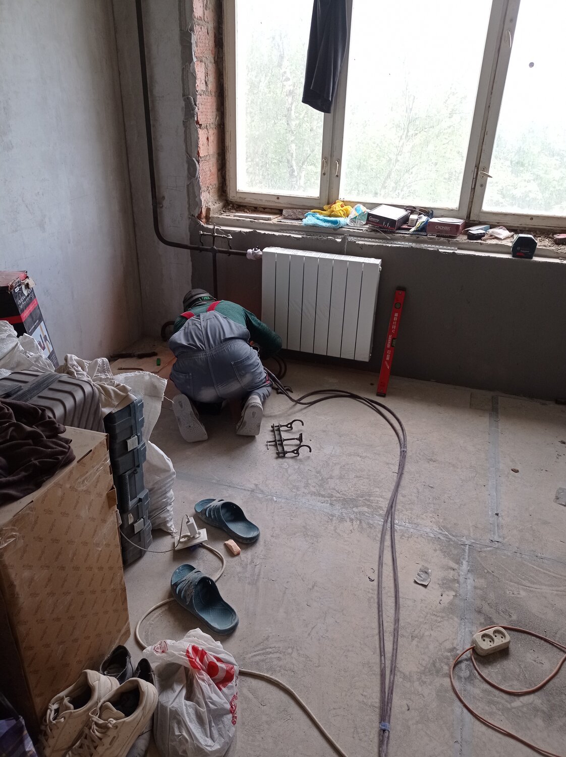 разводка отопления, перенос радиатора отопления, замена радиатора отопления в квартире, трубы отопления в квартире, отопление