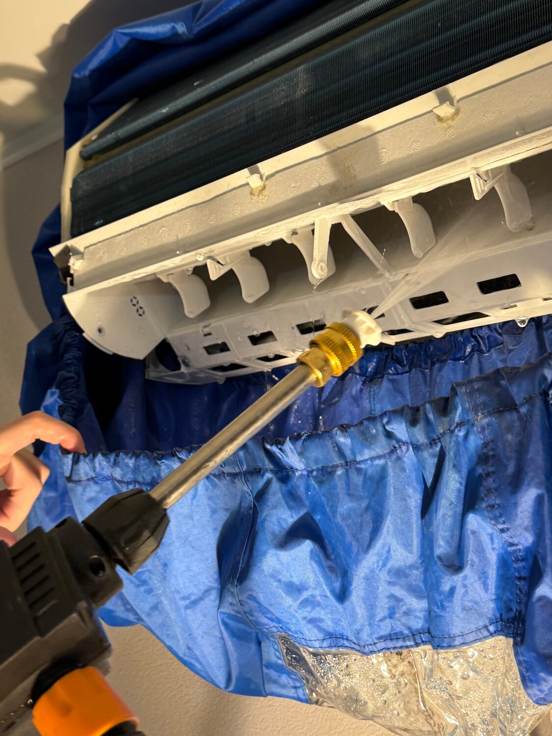 сервисный пакет для чистки сплит системы, сервис пакет для чистки кондиционера, обслуживание кондиционера, чехол для чистки кондиционера, чистка сплит систем