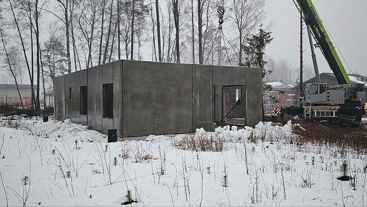 дом из панелей жби, дома из бетонных панелей, дом из жб панелей, панельные домокомплекты жби, дом в