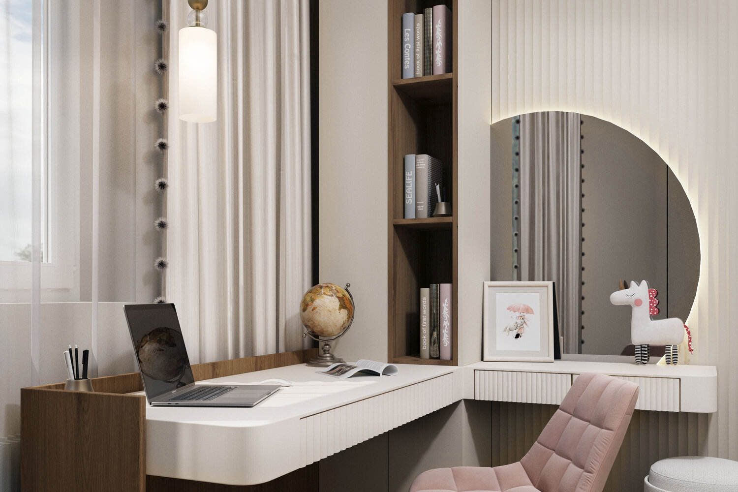 интерьер спальной, интерьер детская, дизайн в спальне, детская комната дизайн интерьера, спальни интерьер