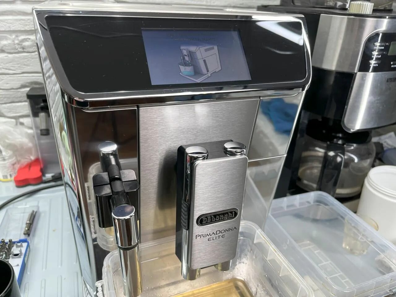 автоматическая кофемашина, кофемашина delonghi primadonna, кофемашина делонг, кофемашина delonghi primadonna elite ecam, кофемашина delonghi ecam