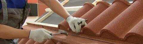монтаж композитной черепицы, композитная черепица metrotile, кровля из композитной черепицы, композитная черепица, цементно песчаная черепица