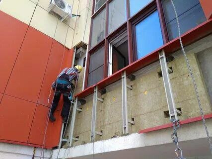 навесной вентилируемый фасад, монтаж вентилируемого фасада, фасадные работы, монтажник вентилируемых фасадов, вентилированный фасад