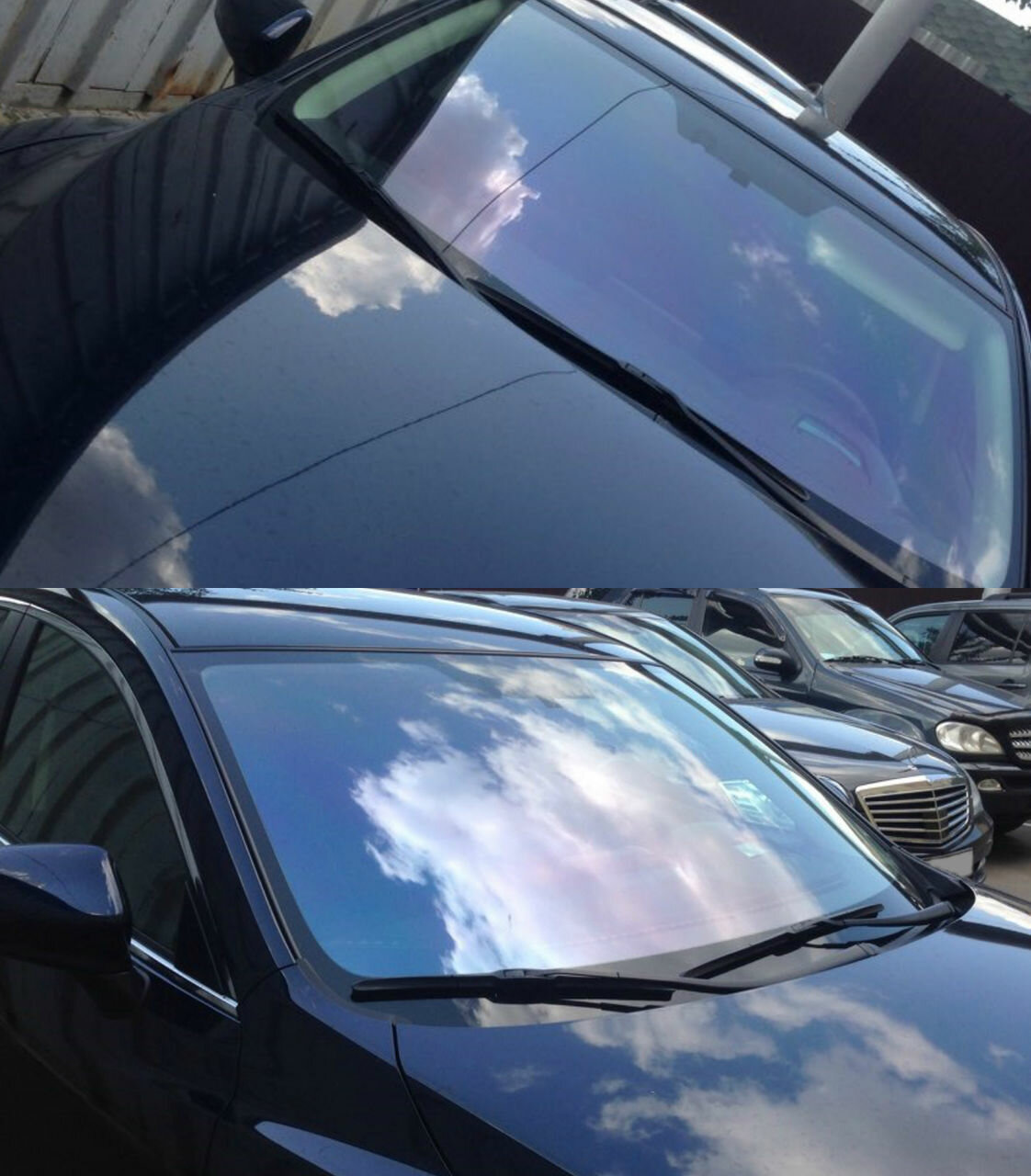 Тонировка лобового стекла автомобиля