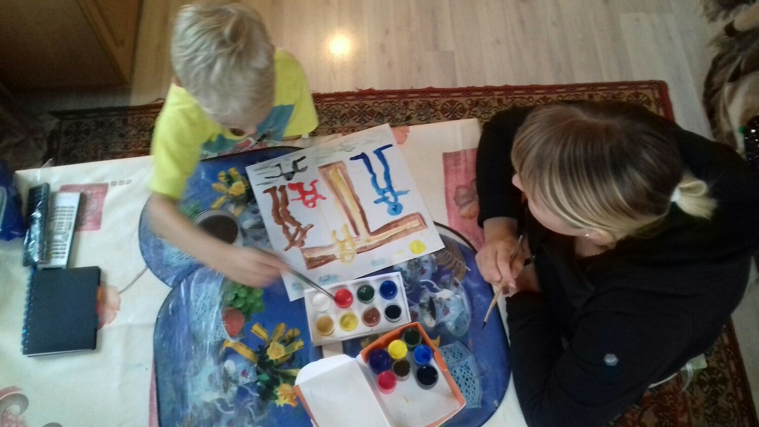 техника, детское творчество, изо в детском саду, мастер класс, детский сад