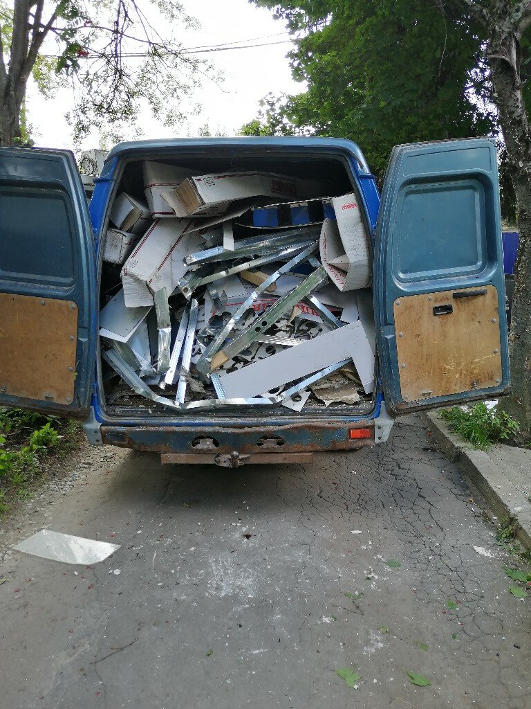 автомобиль, авто, газель открытый кузов вывоз мусора, техника, вывоз мусора микроавтобусом