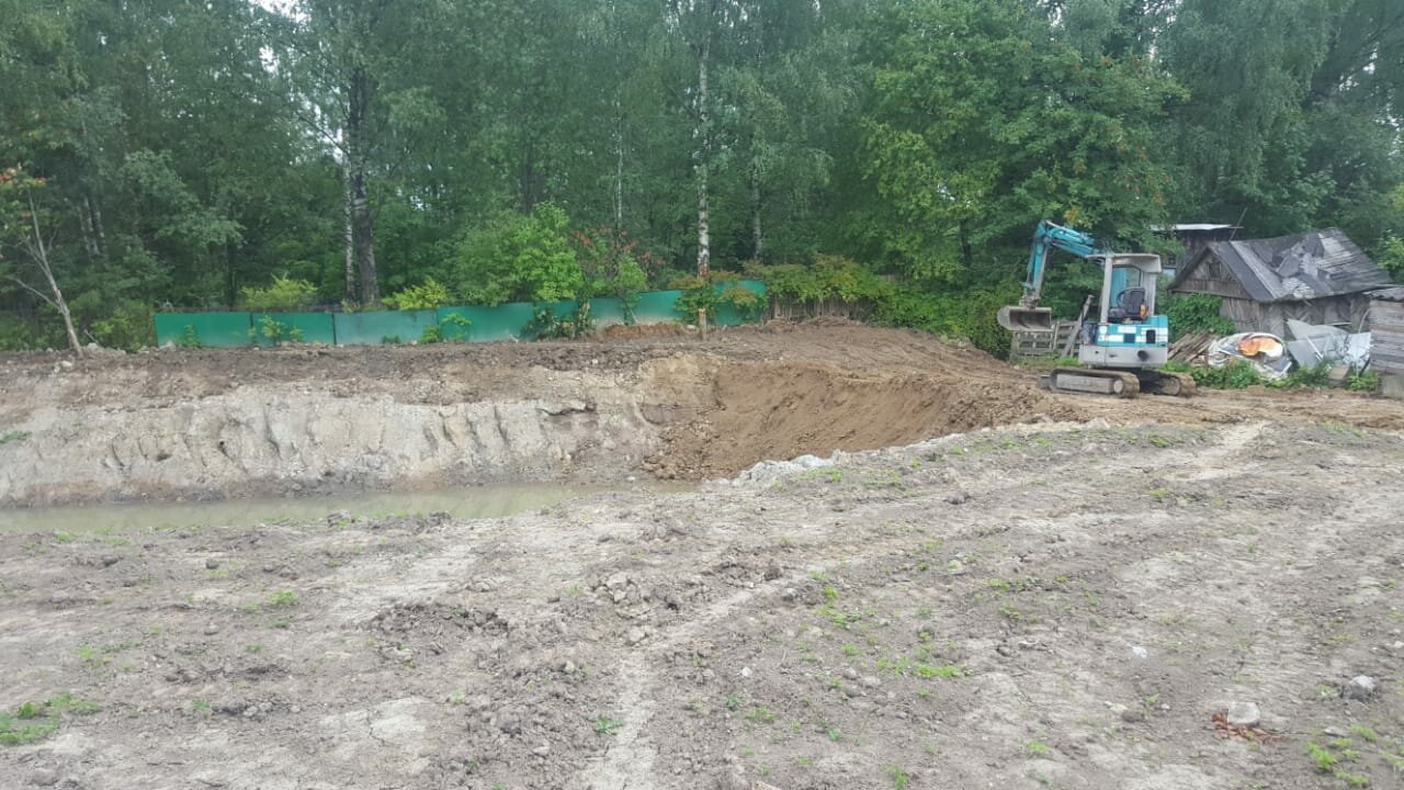 подготовка участка, участок, отсыпка участка, засыпка болотистого участка, планировка участка снятие плодородного слоя
