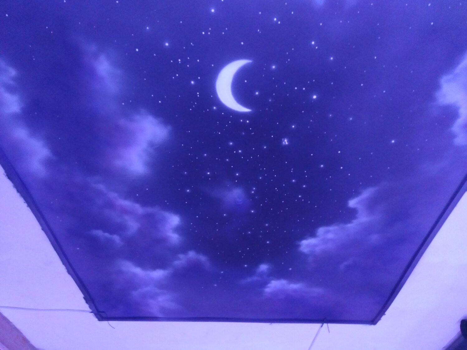 потолок звездное небо, натяжной потолок звездное небо, дабл вижн звездное небо, потолок розовый звездное небо, потолок