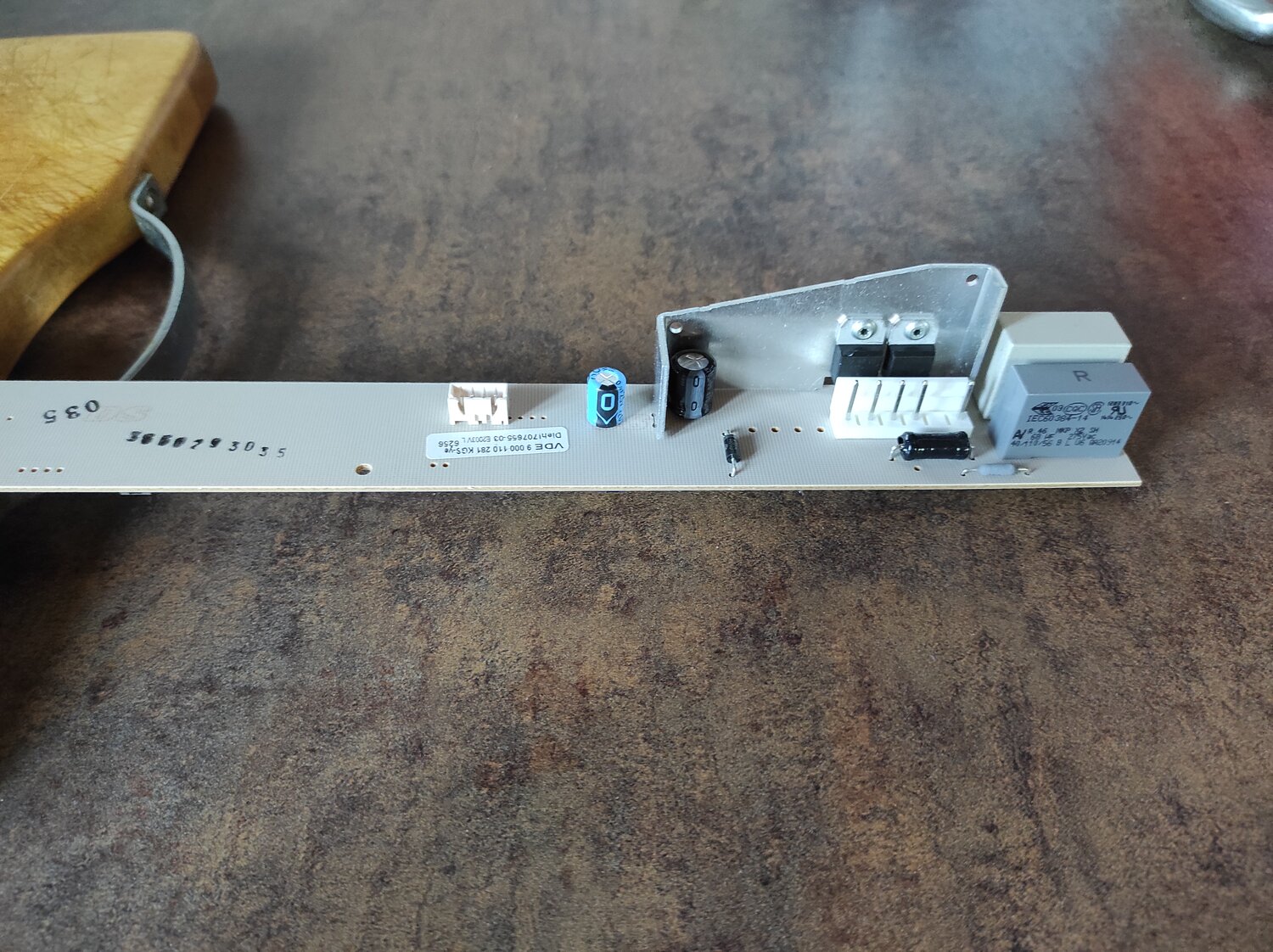 модуль управления bosch kgs-38320 ie, плата управления холодильника bosch diehl 15720-214-01, модуль управления холодильника бош 642192, bosch 651279, направляющая планка для платы