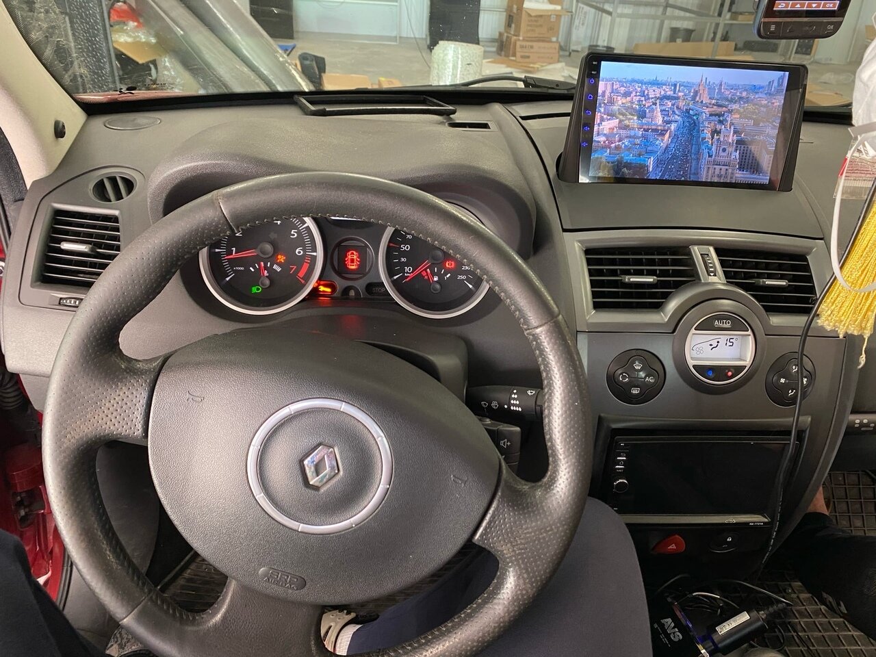 руль рено меган 2, автомобиль, руль рено меган 2 2004, перешить руль рено меган 2, Renault Megane II Рестайлинг