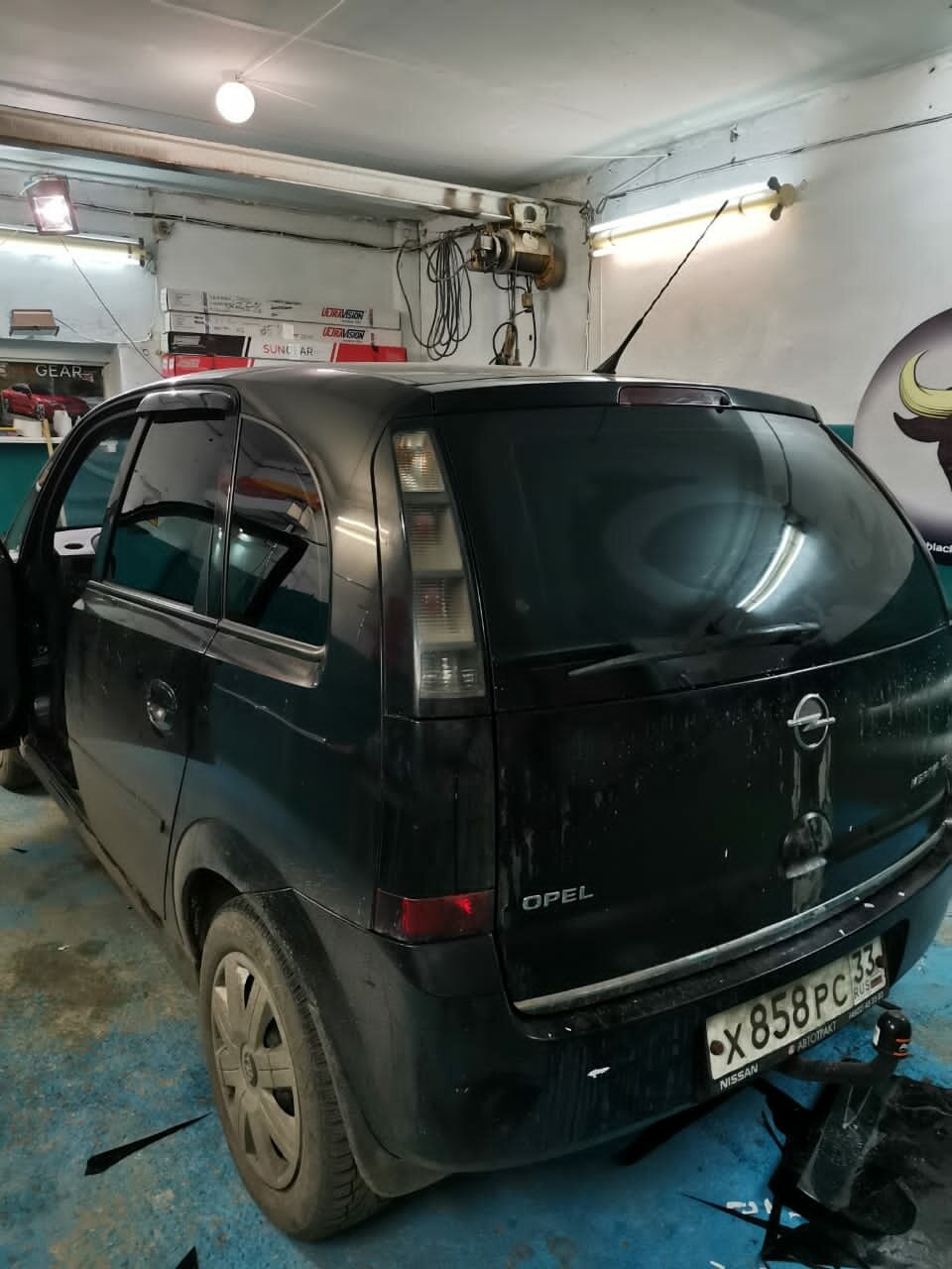 авто, opel meriva, автомобиль, opel, опель мерива а вид сзади