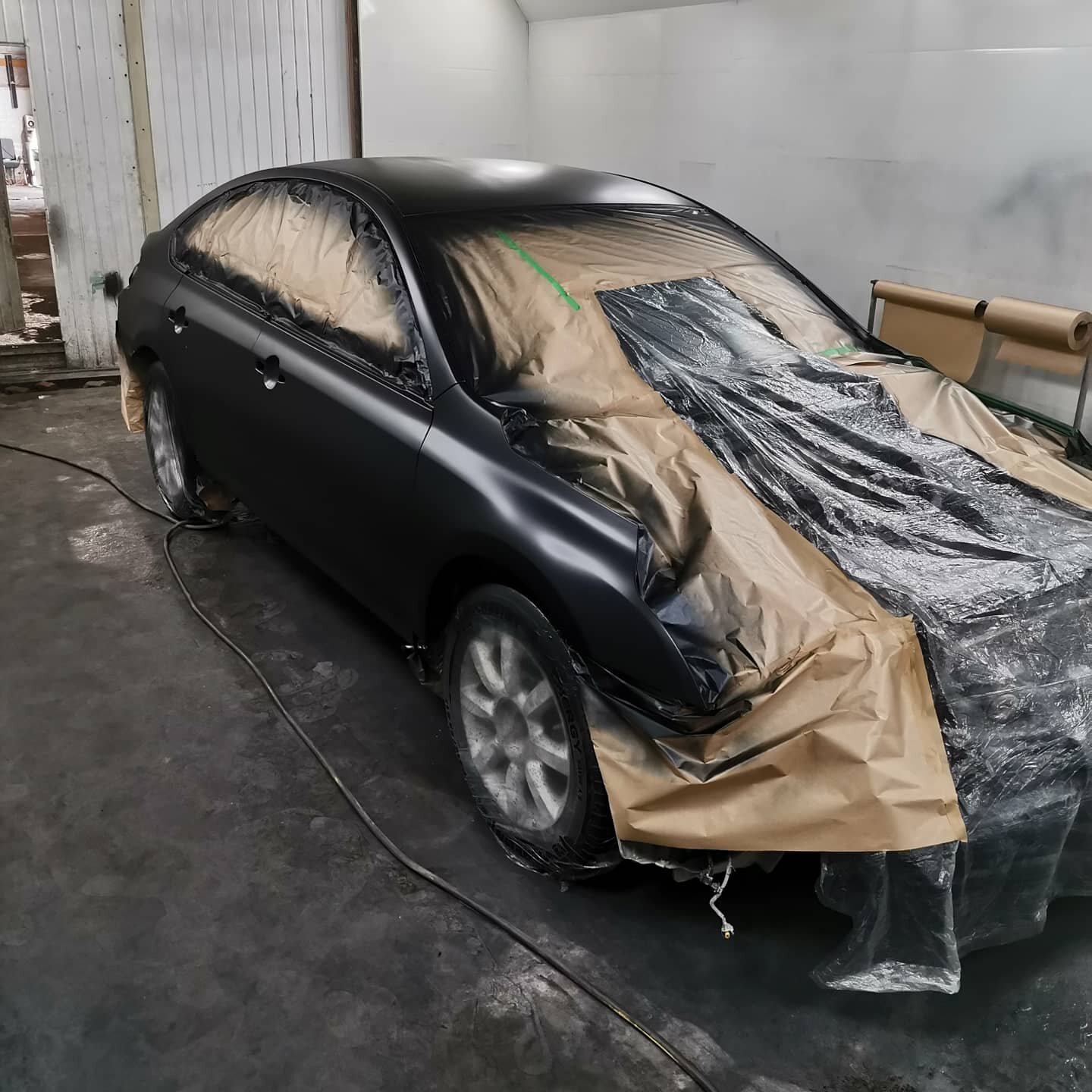 авто, автомобиль, автомобиль покрашенный пакетом, покраска автомобиля, кузов