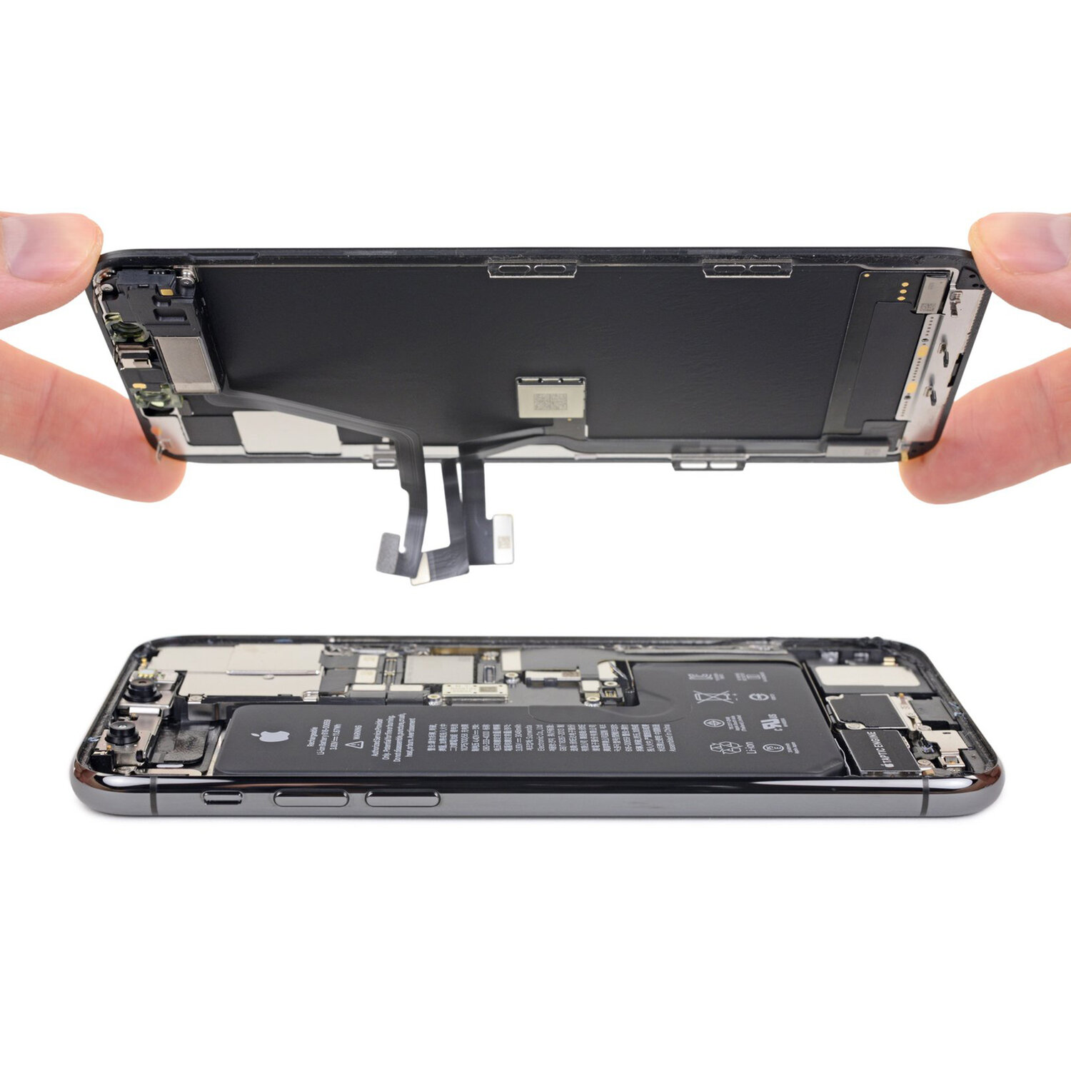 дисплей iphone x, экран iphone ifixit, дисплей iphone xr, замена дисплея, lcd iphone 11 pro max