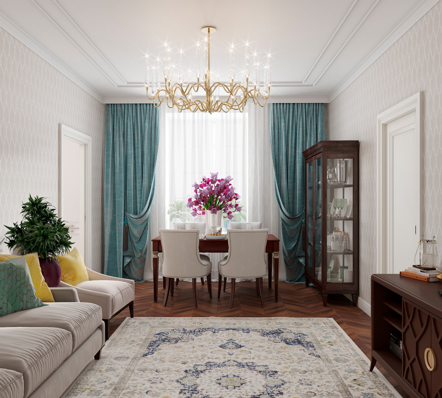 гостиная в стиле неоклассика, гостиная неоклассика, стиль неоклассика в интерьере, гостиная неоклассика 2021, гостиная в неоклассическом стиле