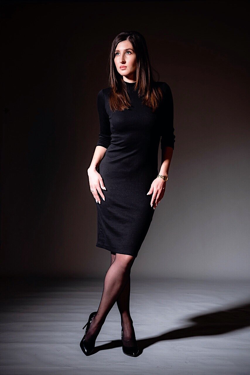 классическое черное платье, платья модные, платье черное, модная одежда, платье для высоких женщин