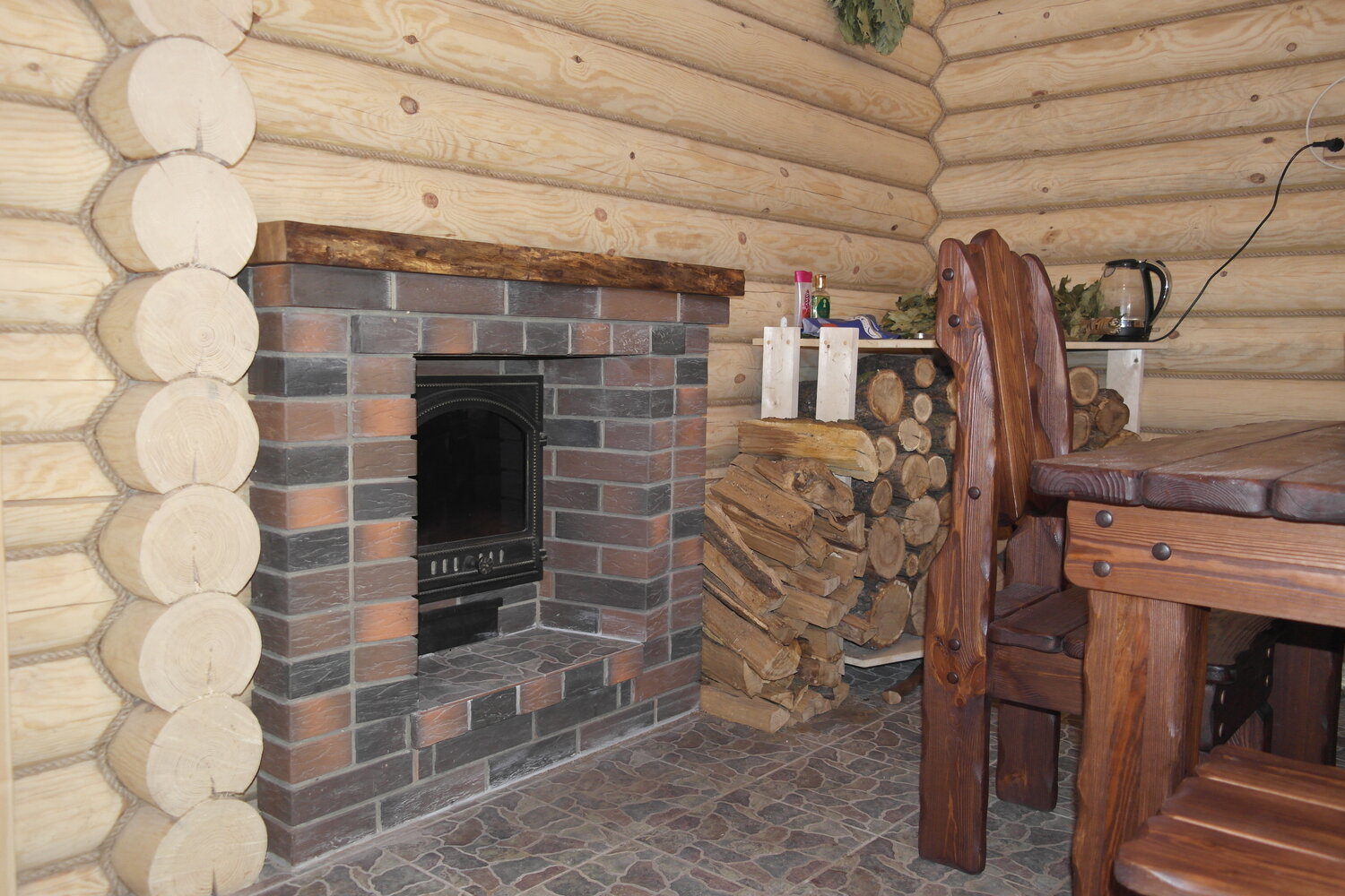 Кладка банной печи