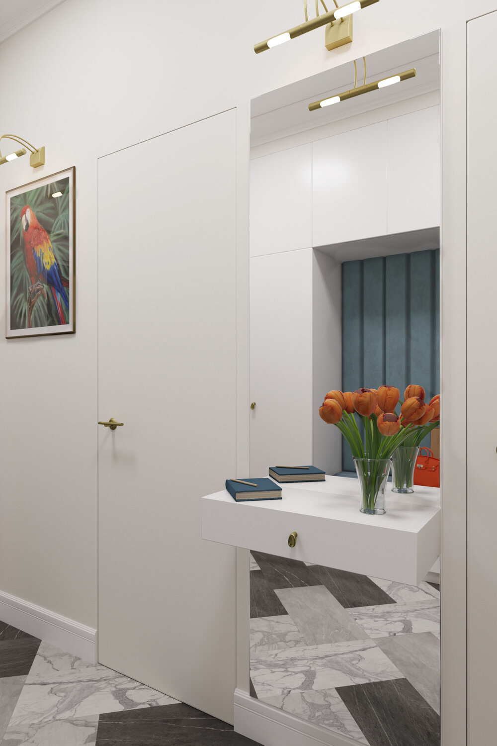 прихожая минимализм, современная прихожая минимализм, прихожая стиль, дизайн интерьера, прихожая студио