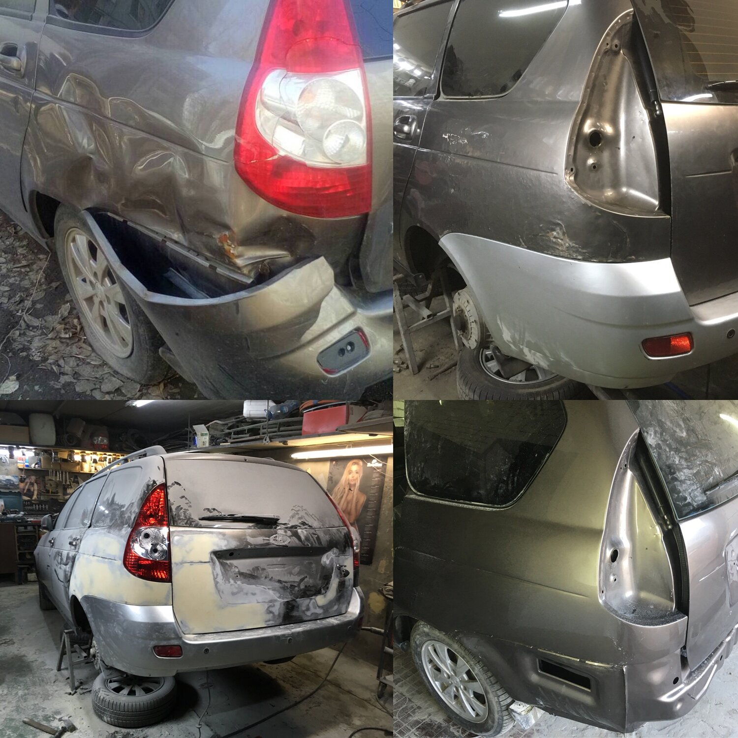 автомобиль, авто, вакуумная рихтовка в тольятти, тойота хайлендер 2012 дтп, полный перекрас лада приора
