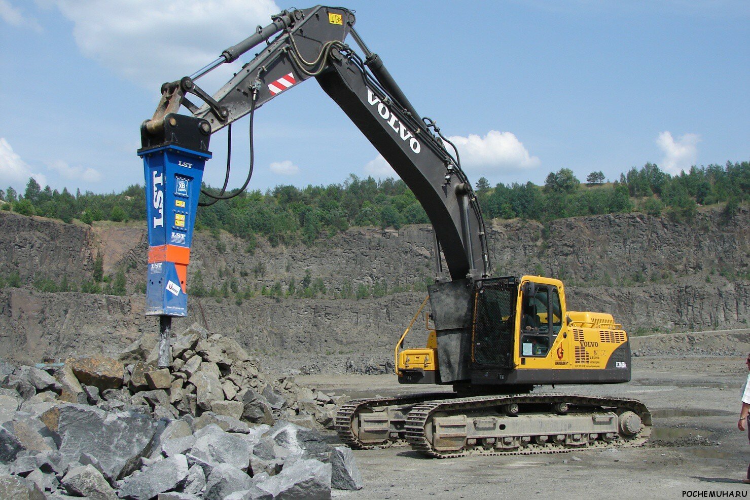 volvo 210 с гидромолотом, volvo ec 210 с гидромолотом, экскаватор вольво 460 с гидромолотом, volvo ec170d, volvo ec380d
