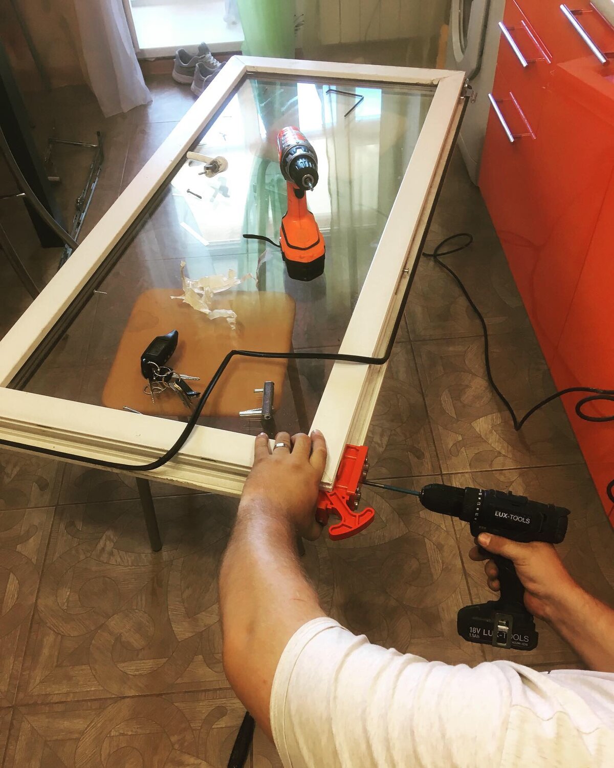 garden tool, струбцина duoklamp 300х85, электроприбор, инструмент, электрическая машинка для фрезерования внутренних дренажных каналов