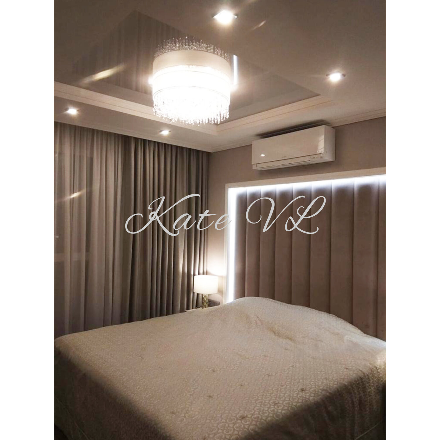 в спальне, дизайн спальни, светильник, интерьер, комната